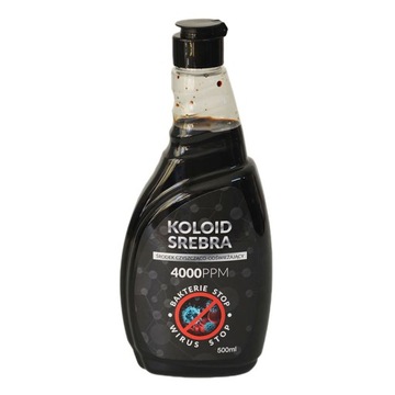 NIEJONOWY Nano Koloid Srebra 4000 ppm 500ml
