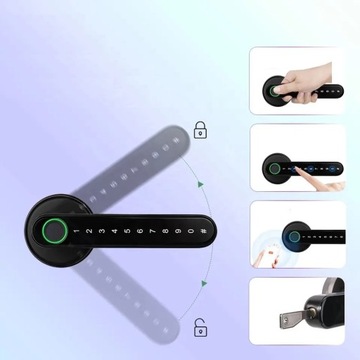 КОМБИНИРОВАННАЯ РУЧКА, ЭЛЕКТРОННЫЙ ДВЕРНОЙ ЗАМОК с Bluetooth