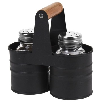 Набор приправ для соли и перца, контейнеры для соли и перца, подставка.