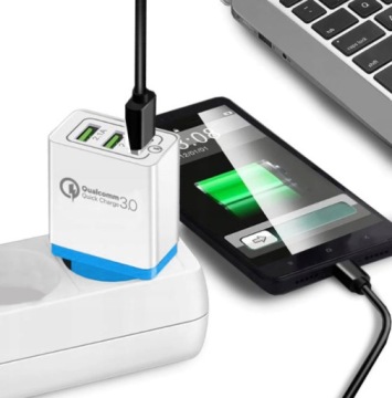 БЫСТРОЕ СЕТЕВОЕ ЗАРЯДНОЕ УСТРОЙСТВО USB QUICK CHARGE 3.0