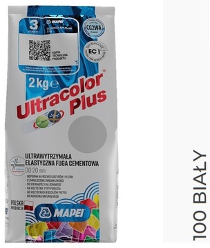 MAPEI FUGA Ultracolor Plus 100 BIAŁY 2kg