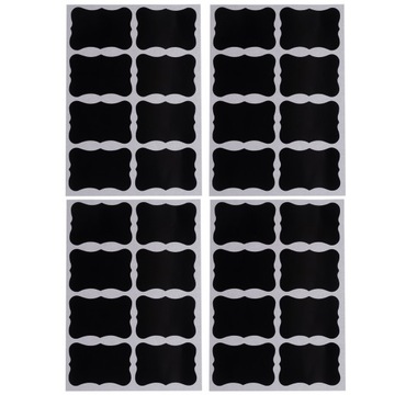 Этикетки Наклейки для баночек со специями 24 шт. Маркер