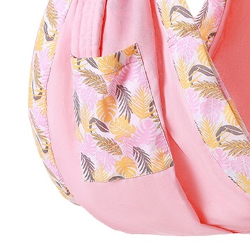 Переноска-кенгуру из хлопчатобумажной ткани, дружелюбная к коже, мягкая, экономящая труд, переноска-слинг для младенцев