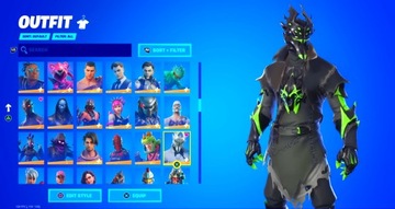 FORTNITE BLACK KNIGHT АККАУНТ IKONIK GALAXY OG SKINS MARVEL VDOLCE RESCUE