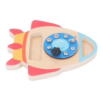 Zabawki śrubowe Bezpieczeństwo Drewniany śrubokręt Zabawki Montessori J1