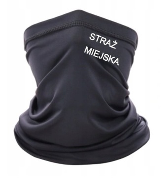 MASKA KOMIN KOMINIARKA BANDANA STRAŻ MIEJSKA CZARN