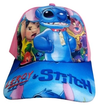Czapka z daszkiem na LATO dla dziecka LILO I STITCH wzory BEJSBOLÓWKA