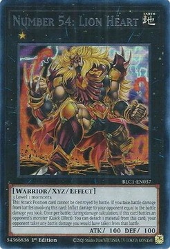 Yu-Gi-Oh! TCG: Number 54: Lion Heart (V.2) (BLC1)