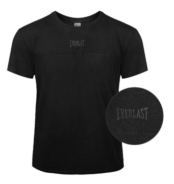 T-shirt koszulka męska EVERLAST bawełna r. L czarna