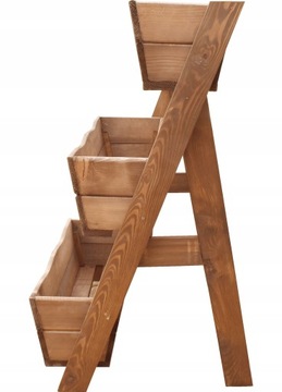 ДЕРЕВЯННЫЙ КАСКАДНЫЙ ЦВЕТОЧНЫЙ ГОРШОК 47 СМ