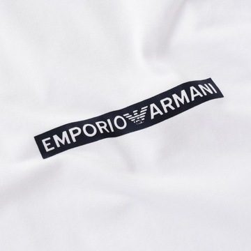 Emporio Armani t-shirt koszulka męska biała crew-neck M