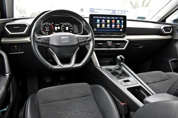 Seat Leon III ST Facelifting 1.5 EcoTSI 150KM 2020 Seat Leon Bezwypadkowy / Salon Polska / Serwis ASO, zdjęcie 13