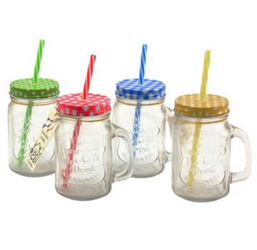 СТЕКЛЯННАЯ КРУЖКА С ТОЛОЧКОЙ ДЛЯ ВЗРОСЛЫХ 450МЛ ЛИМОНАДНЫЕ СТАКАНЫ