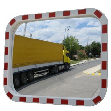 Lustro drogowe prostokątne akrylowe 60x80 cm U-18b