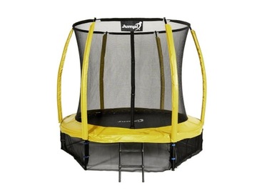 TRAMPOLINA DLA DZIECI KOLORY + DRABINKA 252 cm/8ft