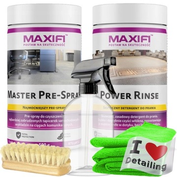 MAXIFI MASTER PRE-SPRAY POWER RINSE PRANIE TAPICERKI AUTA AKCESORIA 2x500g