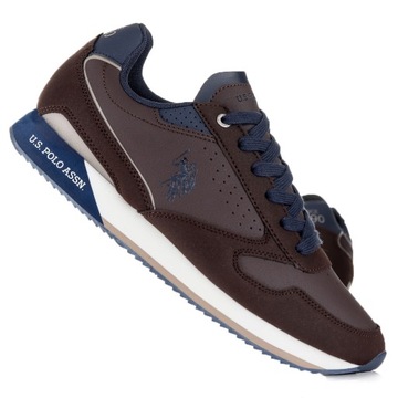 Buty męskie U.S. Polo Assn. NOBIL003-DBR001