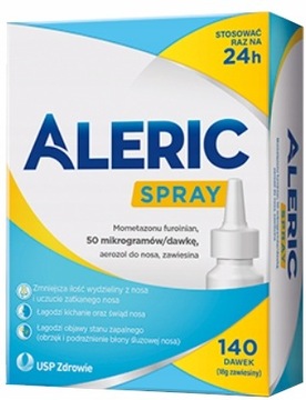 Aleric Spray do nosa na alergię katar 140 dawek