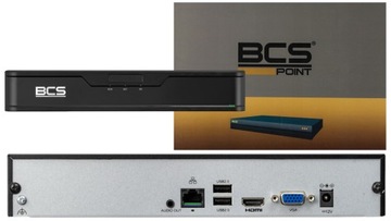 BCS-P-NVR0801-4KE-III ТОЧЕЧНЫЙ СЕТЕВОЙ РЕГИСТРАТОР BCS 8 КАНАЛОВ IP ДО 8 МП