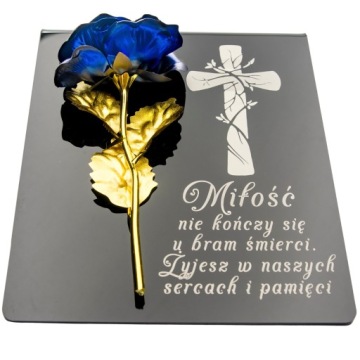 Украшение для могилы Eternal Rose Stand для гравированного кладбища Znicz