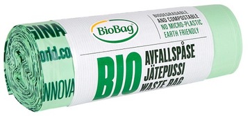 BioBag, kompostowalne worki na odpady 20l, rolka 20 sztuk
