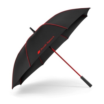 PARASOL DUŻY AUDI SPORT CZERWONO-CZARNY 120CM ASO KOLEKCJA AUDI ORYGINAŁ