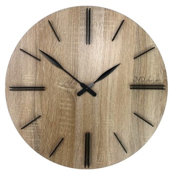 Zegar ścienny JVD HC38.2 drewniany duży 50cm