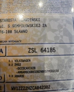 Volkswagen Amarok I Pick Up Double Cab 2.0 BiTDI 180KM 2012 Volkswagen Amarok Swiezo sprowadzony 4x4, reduktor zarejestrowany, ubezpie, zdjęcie 20