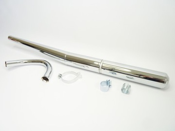 Комплект коленчатого глушителя MZ ETZ 250 Копия оригинала DDR