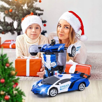 2в1 АВТОМОБИЛЬ-ТРАНСФОРМИРУЮЩИЙСЯ РОБОТ С ДИСТАНЦИОННЫМ УПРАВЛЕНИЕМ