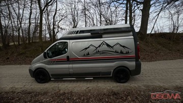 Renault Trafic II Kabina 2.0 dCi 115KM 2009 Renault Trafic Kamper 2.0dci klima kuchenka zlew lozko WC tv przetwornica, zdjęcie 9