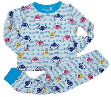 BABY SHARK Piżama długi rękaw r. 92 Rekiny
