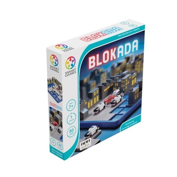 GRA LOGICZNA BLOKADA ROADBLOCK POLICJA SMART GAMES