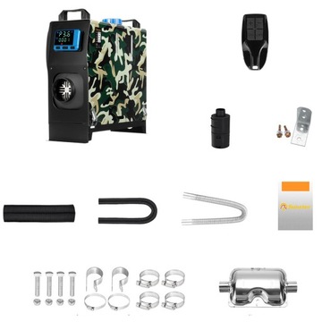 ПАРКОВОЧНОЕ ОБОГРЕВАНИЕ МАСЛЯНОГО ОБОГРЕВАТЕЛЯ WEBASTO 8 КВТ 12 В МОЩНЫЙ ЖК-ВЕНТИЛЯТОР