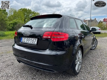 Audi A3 8P Hatchback 3d 2.0 TFSI 200KM 2009 Audi A3 Sportback 2.0T (200 ps ) S- line Automat Szwajcaria Serwisowany, zdjęcie 2
