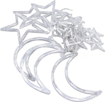 ГИРЛАНДА СВЕТОВАЯ ЗАВЕСА СВЕТОДИОДНАЯ ЦЕПЬ ПОДСВЕТКИ ДЛЯ ОКНА РОЖДЕСТВЕНСКАЯ ЕЛКА