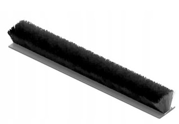 Szczotka odbojowa kurzowa CZARNA 4,8x4 mm 10m