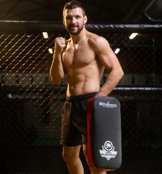 ТАЙСКИЙ ТРЕНИРОВОЧНЫЙ ЩИТ ДЛЯ МУАЙ ТАЙ БУШИДО 55х25