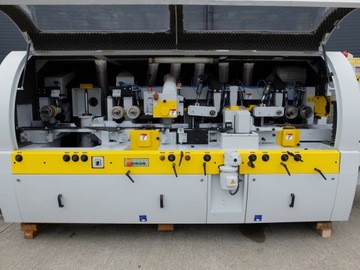 Четырехсторонний строгальный станок мокрого типа, 6 головок + универсальный Leadermac 723 29/22