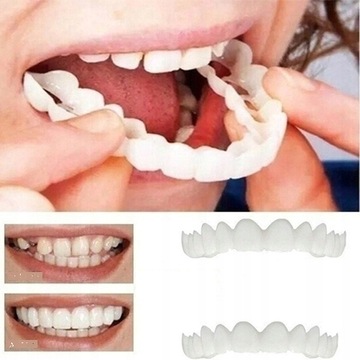 2 ВРЕМЕННЫЕ КОСМЕТИЧЕСКИЕ НАКЛАДКИ НА ИСКУССТВЕННЫЕ ЗУБЫ