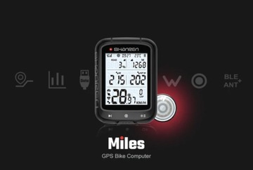 Велокомпьютер с GPS-навигацией ANT+ Wireless Bluetooth Shanren Miles