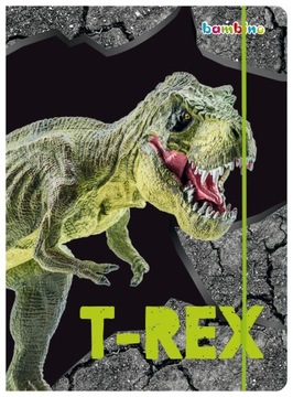 Teczka z gumką A4 BAMBINO Premium T-REX DINOZAUR