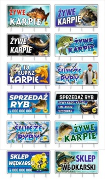 SOLIDNY BANER REKLAMOWY 200x100 CHOINKI,KARP