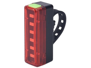 TYLNA LAMPKA ROWEROWA OŚWIETLENIE LED USB ROWERU