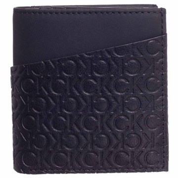 CALVIN KLEIN Duży Portfel Damski Ck Must Mono Trifold 6Cc W/Coin K50K510306