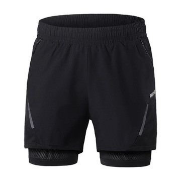 ARSUXEO СПОРТИВНЫЕ ШОРТЫ ДЛЯ ВЕЛОСИПЕДНОЙ ЕЗДЫ ВЕЛОСИПЕДНЫЕ ТРЕНАЖЕРНЫЕ ШОРТЫ размер L