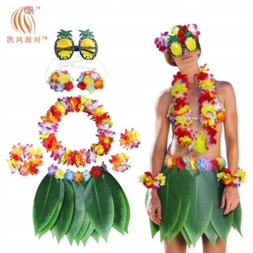 SPÓDNICZKA HAWAJSKA HAWAJKA AMAZONKA strój ALOHA!