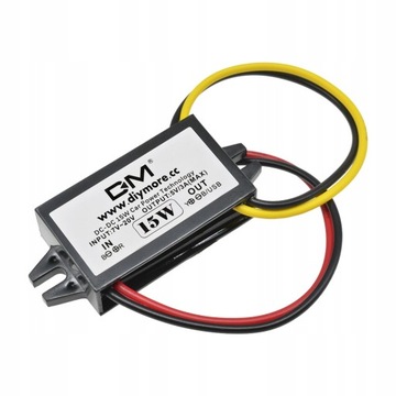 Konwerter obniżający napięcie DC-DC 12V na 5V 3A