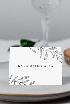 Vignettes минималистские листья свадебное крещение Kom