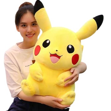 DUŻA MASKOTKA Pluszak DUŻY POKEMON PIKACHU 80 CM